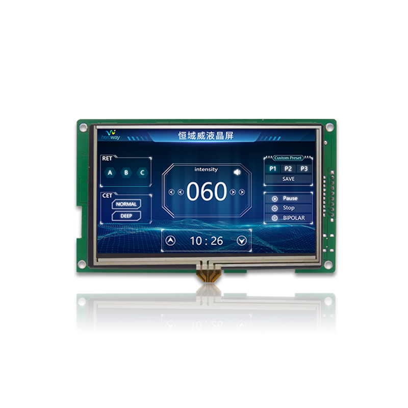 HYW043F 4.3寸電阻觸摸 RS232/TTL/485 音頻播放HMI組態(tài)顯示屏