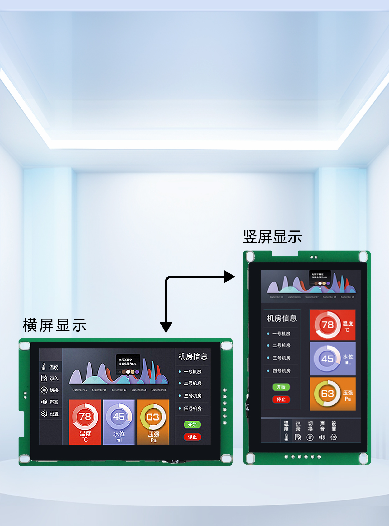 HYW043F3 高性能 電容觸摸 通信支持RS232/TTL/485 音頻播放