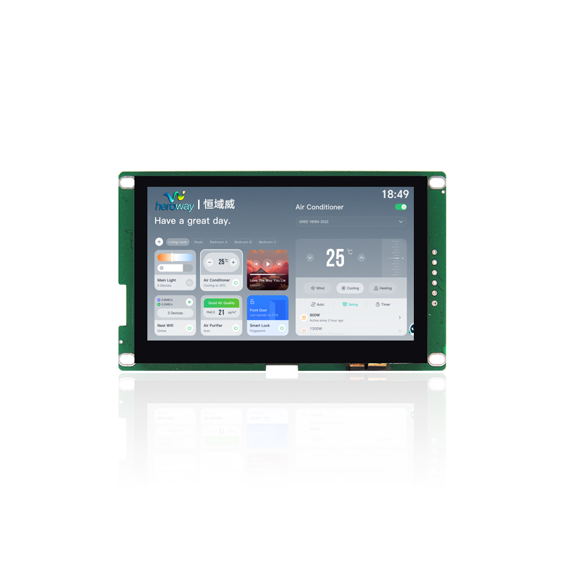 HYW043M 4.3寸電容觸摸 modbus 上位機(jī)顯示屏 音視頻播放WiFi 超性價(jià)比