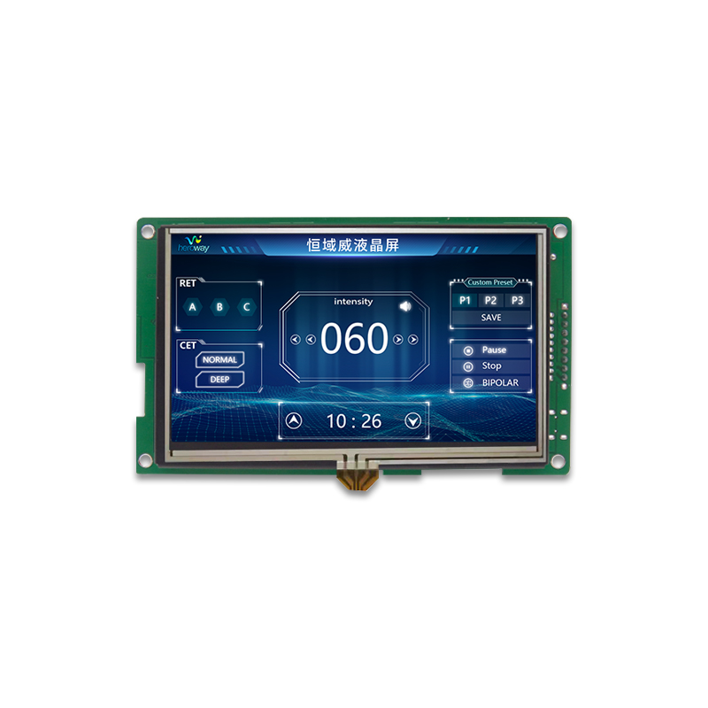 HYW043F 4.3寸電阻觸摸 RS232/TTL/485 音頻播放HMI組態(tài)顯示屏